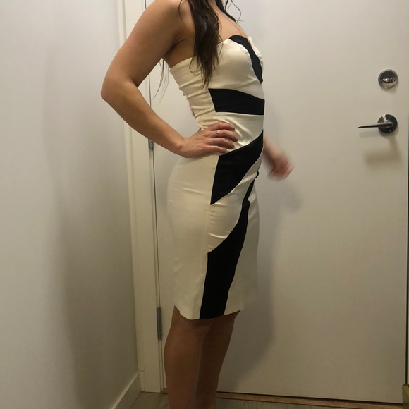 Black and white cocktail dress - Picture 2 of 7